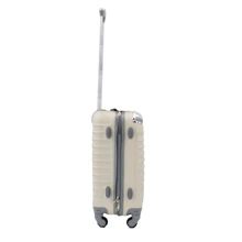 Maleta de Viaje 10KG con ruedas 360 y Asa Telescòpica - Beis - Ver 3
