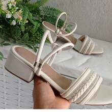 Women Heeled Sandals - Màu be - Xem 1