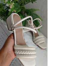 Women Heeled Sandals - Màu be - Xem 4