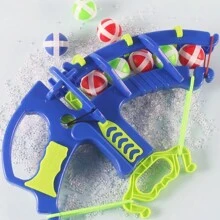 1 Space Themed Shooting Target Sticky Ball, Bow And Arrow Toy, Throwing Game Board (Some Randomly Sent) - Green - View 6