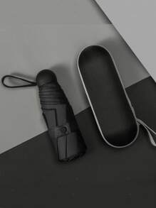 Umbrella And Rain Hat Umbrella - 黑色 - 查看 1