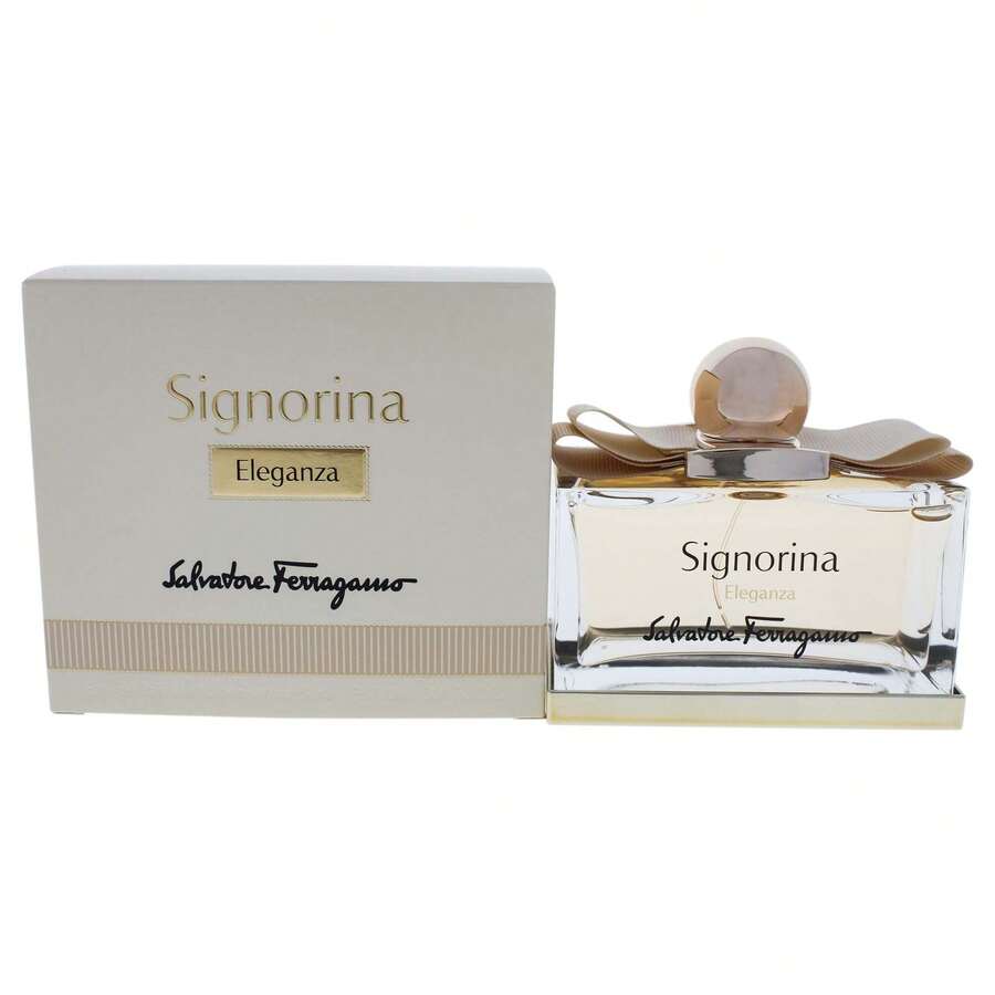 Salvatore Ferragamo Signorina Eleganza By For Women - 3.4 Oz EDP Spray - 金色 - 查看 1