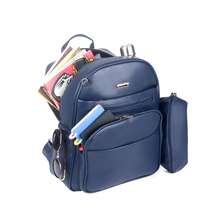 Women Functional Backpacks - Navy Blue - View 3
