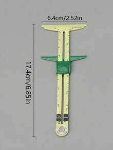 1PC Multi-Function Drawing Ruler, Cloth Ruler, Plastic Five-In-One Cloth Ruler, Drawing Tool, Tailor Ruler - Green - View 4