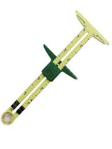 1PC Multi-Function Drawing Ruler, Cloth Ruler, Plastic Five-In-One Cloth Ruler, Drawing Tool, Tailor Ruler - Green - View 5