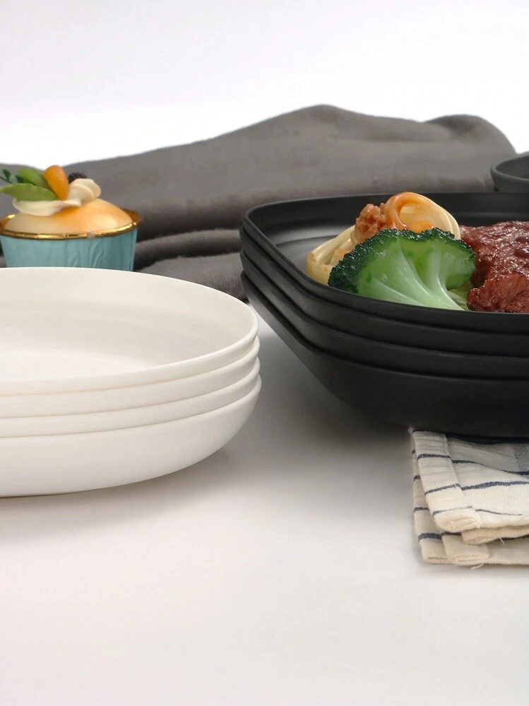 Vassoio da portata diviso in ceramica con coperchio e manico Scatola per snack Contenitore per salumi Piatti per snack portatili per caramelle, frutta, noci, snack, per feste, Intrattenimenti Bianco