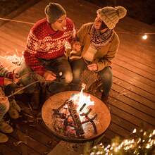 18in To 30in Fireplace Log Grate, Heavy Duty Fireplace Grate With 6 Support Legs, 3/4" Solid Powder-Coated Steel Bars, Log Firewood Burning Rack Holder For Indoor And Outdoor Fireplace - 24英寸 - 查看 9