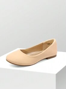 Girl'S Slip-On Mari Jane Ballerina Flat Shoes Back To School Shoes,Girls Fashionable Flat Shoes, Soft Sole Princess Shoes For Kids Students' Daily/Stage/Wedding/Dance Wear - 香檳色 - 查看 5