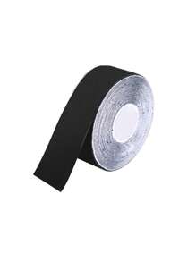 FOU 2024 Mới nhất Thiết kế 1 Cuộn 2.5cmx5m Đàn hồi Bắp thịt Ruy băng , Thể thao Ruy băng , Ruy băng Đối với Bắp thịt Giảm đau - màu đen - Xem 1