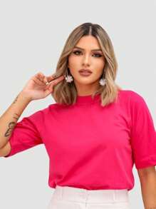 Women T-Shirts - Màu Hồng Tươi - Xem 3