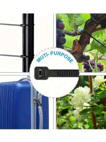 200pcs Auto Cable Fixed Rolling Belt, Multi-Functional Self-Locking Nylon Tie, Suitable For Indoor And Outdoor