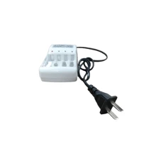 AA Rechargeable Battery Charger WITH 4 BATTERIES. RECHARGEABLE BATTERY - Clear - View 4