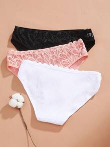 VKME Intimo Per Mutandine Da Donna 3 Pezzi