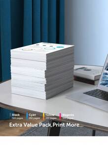 4 Pack 603XL Ink Cartridges Replacement For Epson Expression Home SeriesXP-2100 XP-2105 XP-3100 XP-3105 XP-4100 XP-4105, Workforce Series WF-2810DWF WF-2830DWF WF-2835DWF WF-2850DW - Multicolor - View 3