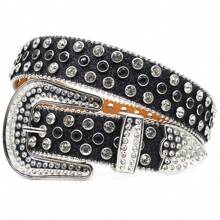 Nam Cổ điển Y2K Phong cách Đen Và Trắng Thắt lưng Rhinestone , Thanh lịch Thiết kế - Nhiều màu - Xem 10