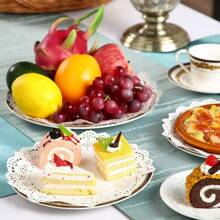 100pcs/150pcs Lace Paper Doilies In Various Sizes, , Modern Decorative Placemats For Crafts, Coffee, Cake, Dessert, Table, Wedding, Tableware Decorations, Absorbent Papers For Fried Food, Pizza, Pastry - 5.5 Inch 14cm Flower Base Paper [about 150 Sheets] - View 2