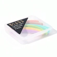 BLACKWINGS 5pairs Eyelash Perming Pads & Lifting Silicon Pads & Lash Curler & Eyelash Lifting Wand, Reusable Eyelash Enhancer, Beauty Tool For Makeup Artist - Multicolor - View 3