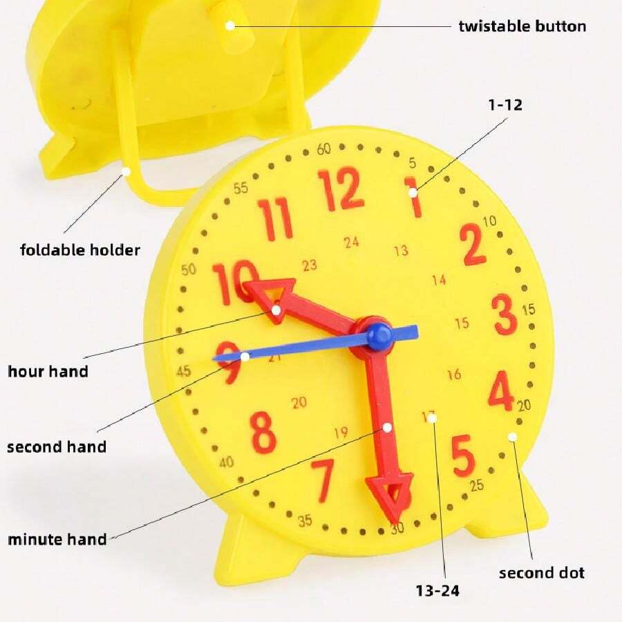 Digital Clock Time Learning Set, Teach Time Management, Time Allocation