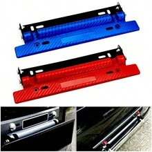 Universal Adjustable Plate Holder Car Holder Positions Jdm - Red - View 6