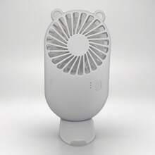 Mini Ventilador de Bolso Portátil Usb Recarregável - Branco - Visão 2
