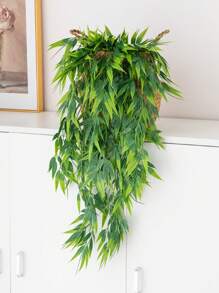 1/3PCS Artificial Plant Turtle Back Leaves Wall Hanging Vines Fake Plastics Wedding Decoration DIY Wreath Material, Bride Holding Wrist Flower Decoration Accessories, Wedding Car Decoration, Lintel Arch Decoration, Home, Dining Room, Bedroom, Vase Decoration, Birthday Party Decoration Materials New Year Gifts