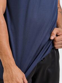 Men Outdoor Tees & Tanks - 藏蓝色 - 查看 5