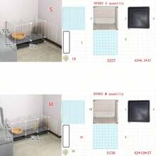 Rabbit Hutch For Indoor Use With Extra Large Size, No Need To Clear Dung, Anti-Urination, New Type Breeding Cage Pet Villa - White - View 7