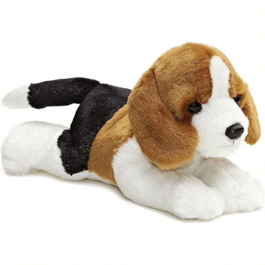 Aurora® Mini Flopsie™ Homer™ The Beagle 8 Inch Stuffed Animal Plush - Multicolor - View 1
