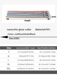 1入組棕色寵物反光項圈和牵引繩套裝,適用於小型、中型和大型寵物,夜間安全功能配備夜光執行 - 棕色 - 查看 2