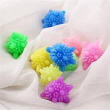 5pcs Plastic Laundry Ball Decontamination, Anti-Winding Magic Decontamination, Washing Machine, Solid Washing Ball, Cleaning Laundry Ball, Laundry Random Ball - Multicolor - View 3