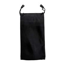 Pacote de saquinho de tecido para proteger óculos. Preto 20 unidades - Preto - Visão 3
