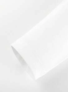 Annil 儿童上衣春秋休闲百搭字母印花圆领长袖青少年男童 T 恤白色