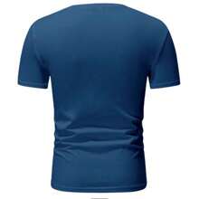 Men T-Shirts - 藍色 - 查看 2
