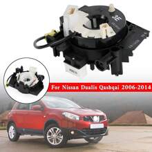 Squib Spiral Cable Clock Spring B5567-BT10A For Nissan Dualis Qashqai 2006-2014 - 黑色 - 查看 3