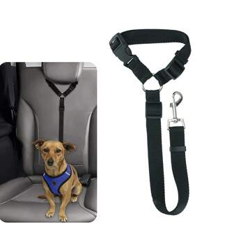 1pc Pet Car Safety Belt (Ring), Car Traction Rope, Ring Safety Belt, Dog Car Retractable Safety Rope, Pet Supplies, Dog Outdoor Traction Rope, Dog Car Traction Rope, Dog Leash, Cat Leash, Dog Car Safety Belt, Car Safety Traction Rope, Car Headrest Restraint, Adjustable Safety Rope, Retractable Traction Rope, Compact And Portable, Easy To Use, Freely Adjustable Length, Suitable For Small And Medium Dogs