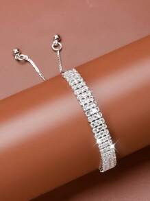 1 Vòng tay nữ đính đá La Mã thời trang, Phụ kiện hàng ngày - màu xanh lá - Xem 20