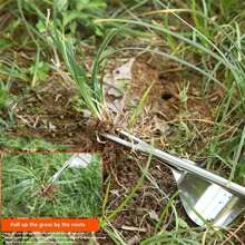 1pc Stainless Steel Weeder Tool For Gardening, Weeding, Transplanting Seedlings, Lawn