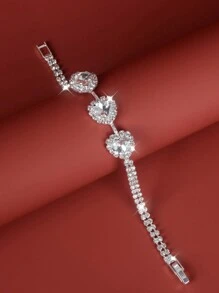 1 Vòng tay nữ đính đá La Mã thời trang, Phụ kiện hàng ngày - màu xanh lá - Xem 11