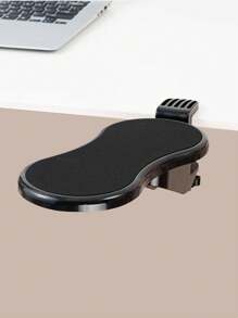 Computer Armrest, Adjustable Arm Rest For Desk And Ergonomic Wrist Rest Extender, Rotatable Mouse Pad Holder For Office, Table, Desk, Black - Black - View 3