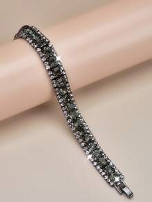 1 Vòng tay nữ đính đá La Mã thời trang, Phụ kiện hàng ngày - màu xanh lá - Xem 12