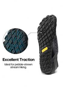 Men's Barefoot Water Shoes Lightweight Sports Aqua Shoes - màu đen - Xem 5