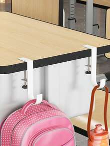 1 Miếng Kim loại Tai nghe Đứng Với Keo dán Dải , Treo tường Hoặc Bàn làm việc Lưu trữ Hộp đựng Đối với Nhà  Và Văn phòng - màu đen - Xem 6