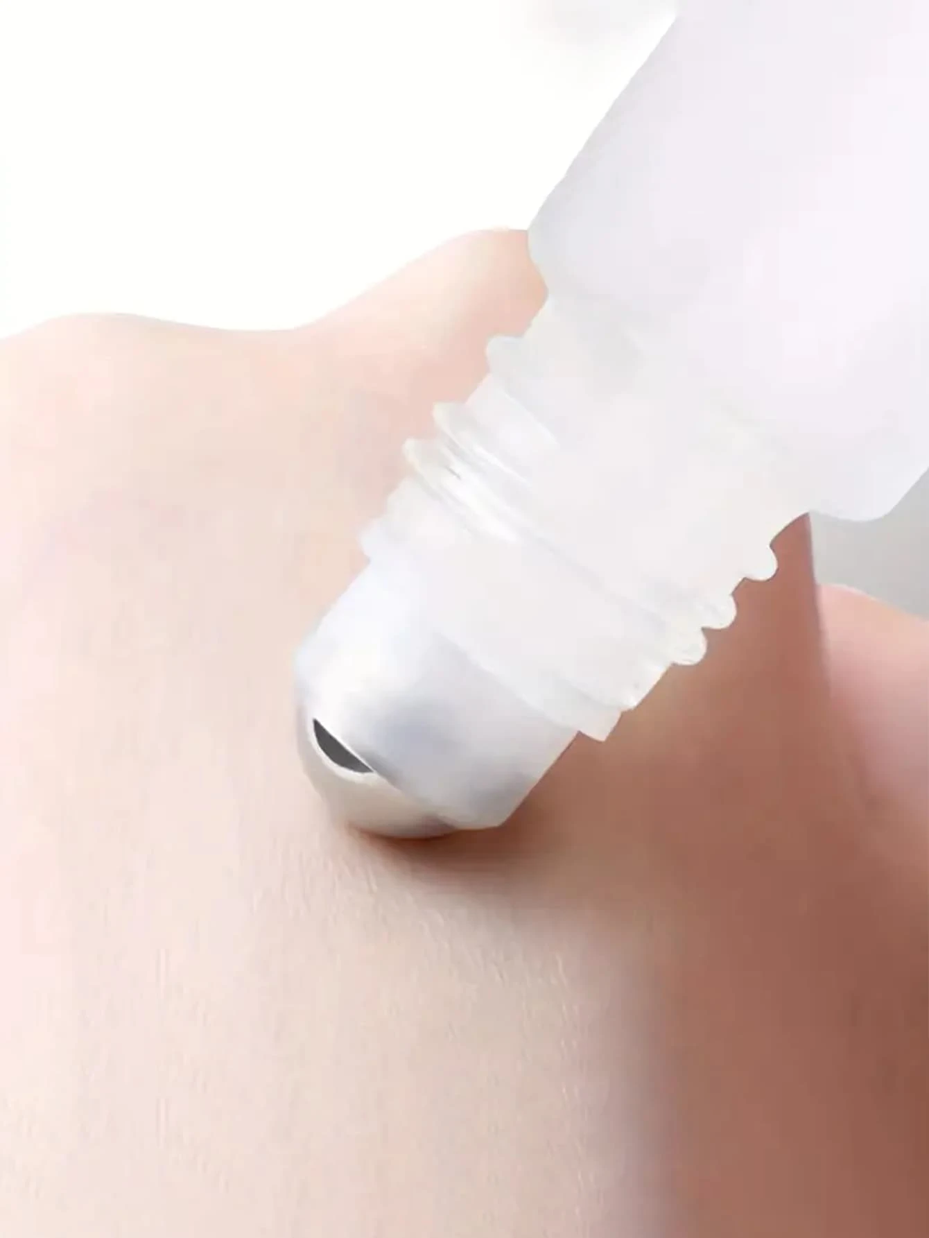 Refillable Frosted Glass Vial, Essential Oil Bottle, Roller Bottle With Stainless Steel Ball, Wood Grain Lid, Empty Travel Perfume Bottle (0.17/0.34OZ, 5/10ml) Travel Essentials Travel Organizer For Beach Summer Vacation Back To School School Supplies Holiday Camping Holiday Essentials Accessories Mini Perfume For Women Perfume For Men Travel Accessories Travel Must Haves School Accessories Stuff Back To School Supplies - Clear - View 2