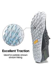 Men's Barefoot Water Shoes Lightweight Sports Aqua Shoes - 灰色 - 查看 4