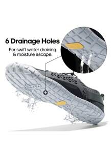 Men's Barefoot Water Shoes Lightweight Sports Aqua Shoes - 灰色 - 查看 3