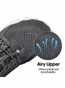 Men's Barefoot Water Shoes Lightweight Sports Aqua Shoes - 灰色 - 查看 2
