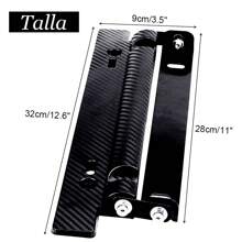 Universal Adjustable Plate Holder Car Holder Positions Jdm - 黑色 - 查看 3
