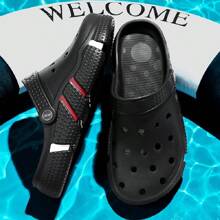 50pcs Men Personality EVA Material Slippers, Lightweight Comfortable Breathable Sandals For Summer, Suitable For Home, Office, Beach, Holiday