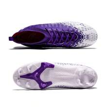 Zapatos de entrenamiento de fútbol al aire libre para estudiantes, ligeros, transpirables, modernos, clásicos, simples, populares y modernos. - Morado - Ver 6