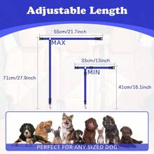 1 件装宠物汽车牵引绳（圆环）、汽车牵引绳、伸缩狗车牵引绳、宠物用品、狗户外牵引绳、狗车牵引绳、狗牵引绳、猫牵引绳、狗车约束带、汽车牵引绳、汽车头枕约束带、可调节绳索、伸缩牵引绳、小巧便携、使用方便、长度可自由调节、适用于中小型犬